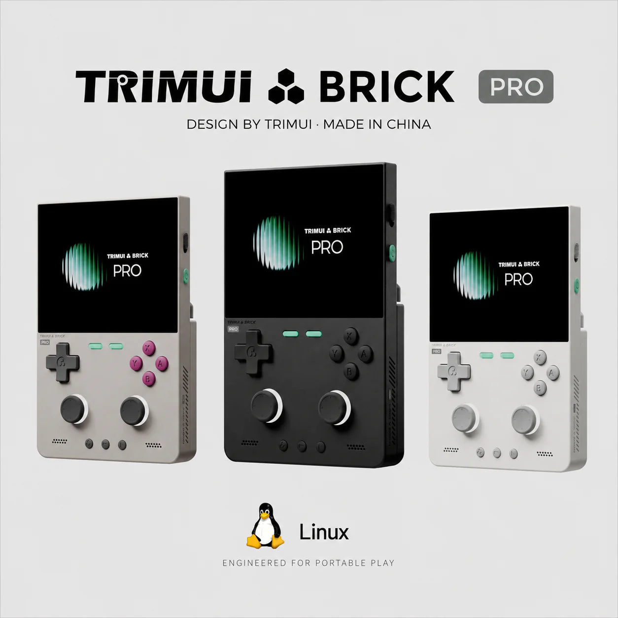 TRIMUI BRICK PRO Console Handheld with 64GB SD Card