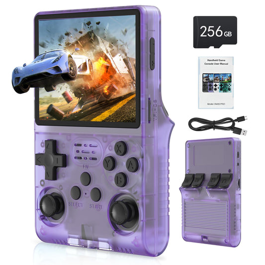 R40s Pro Handheld Game Console with 64G SD Card