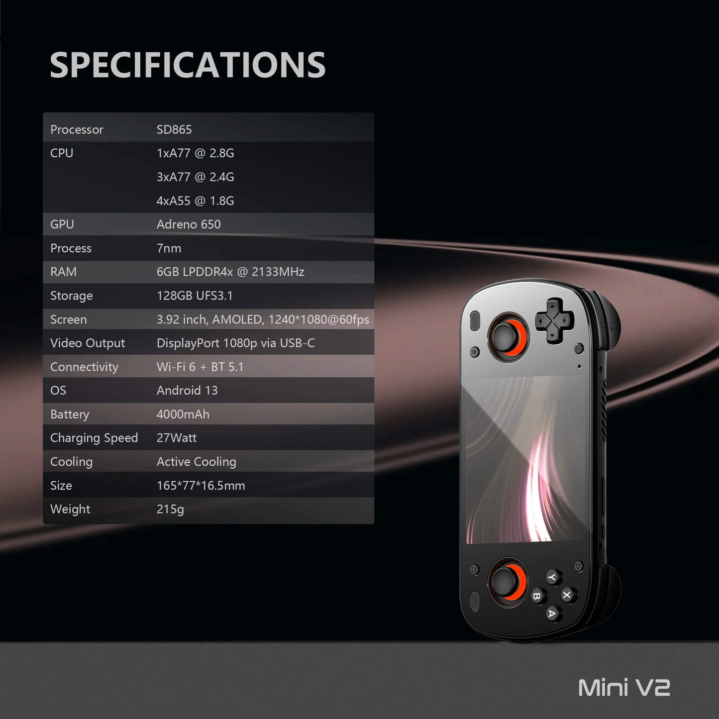 Retroid Pocket MINI V2 Game Console