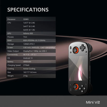 Retroid Pocket MINI V2 Game Console