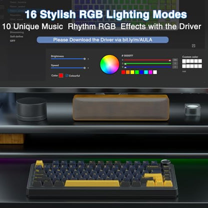 AULA F75 Wireless Mechanical Keyboard
