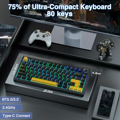 AULA F75 Wireless Mechanical Keyboard