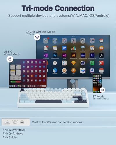 AULA F75 Wireless Mechanical Keyboard